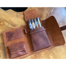 Load image into Gallery viewer, Tri-Fold Cigar Case